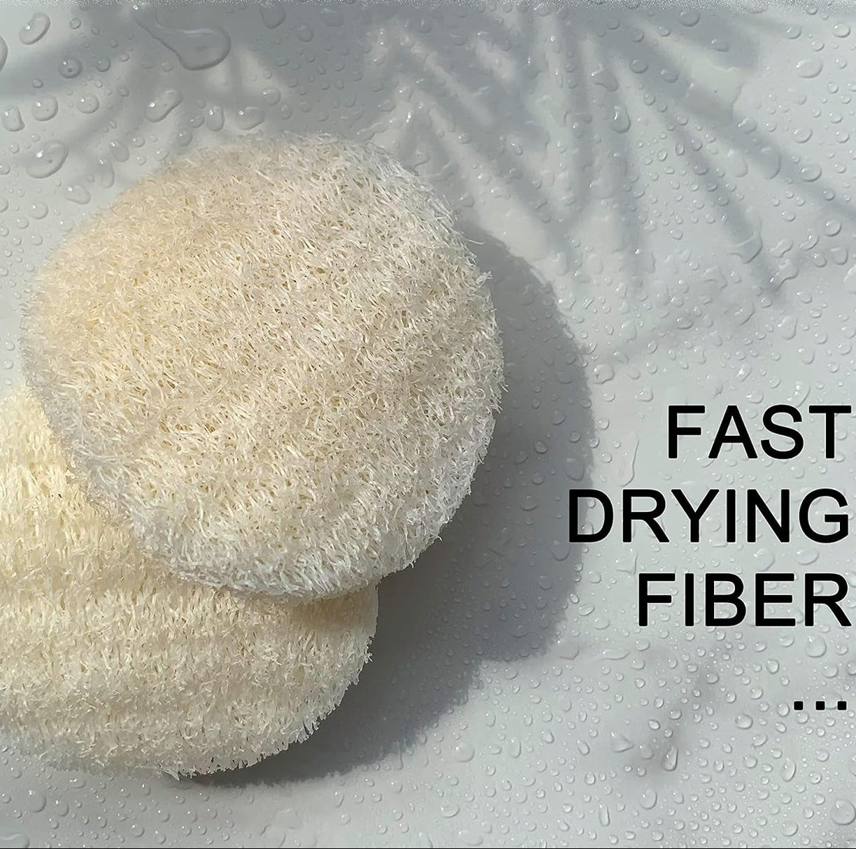 36 Pack Facial Loofah Pads round Loofah Facial Exfoliating Skin Scrub Pads