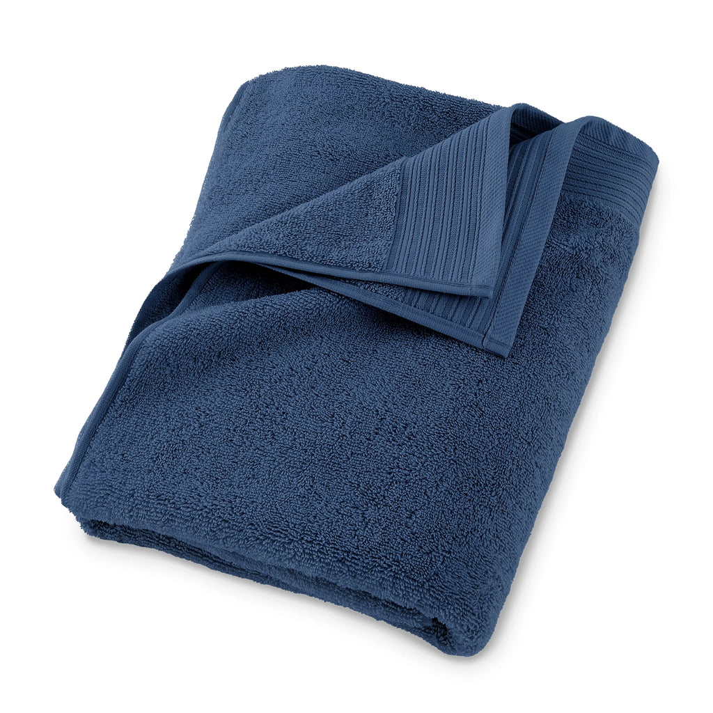 100% Organic Cotton Luxury 6-Piece Towel Set, Marine Deep