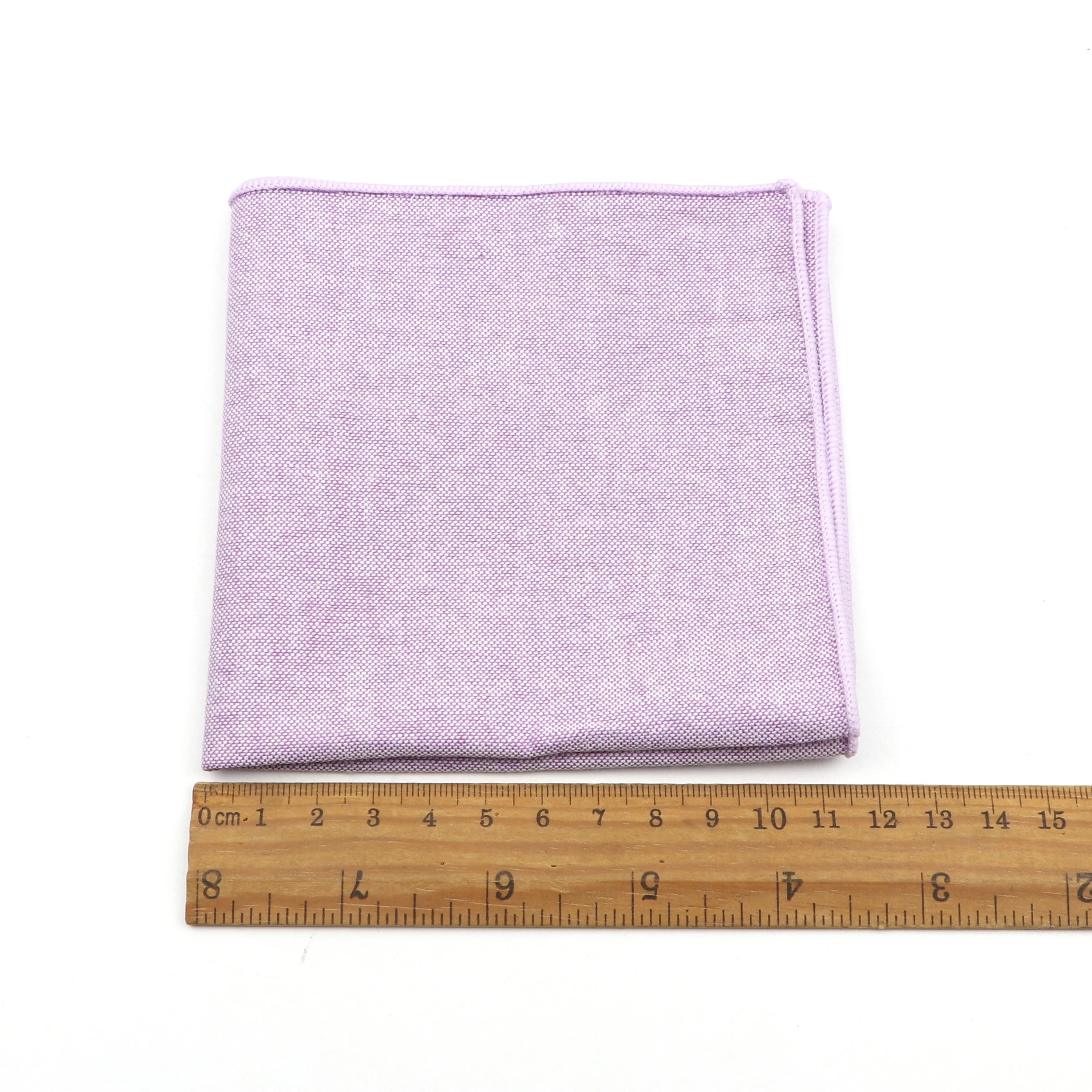 Solid Color 100% Cotton Hanky Vintage Pink Sage Green Blue Hankies Men'S Suits Pocket Square Handkerchief Towel Casual Gift