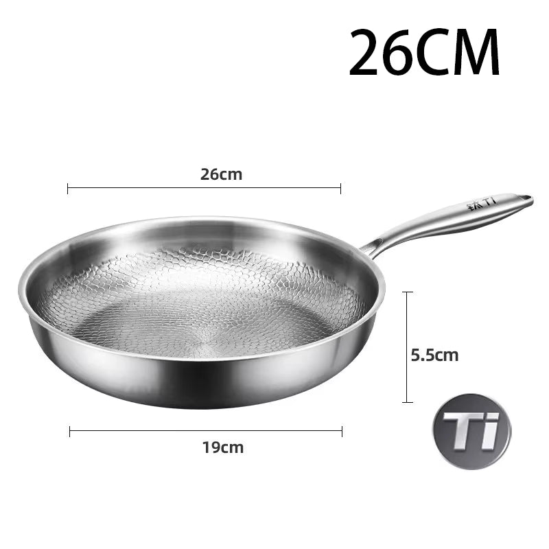 Titanium Hammered Frying Pan (Various Sizes)