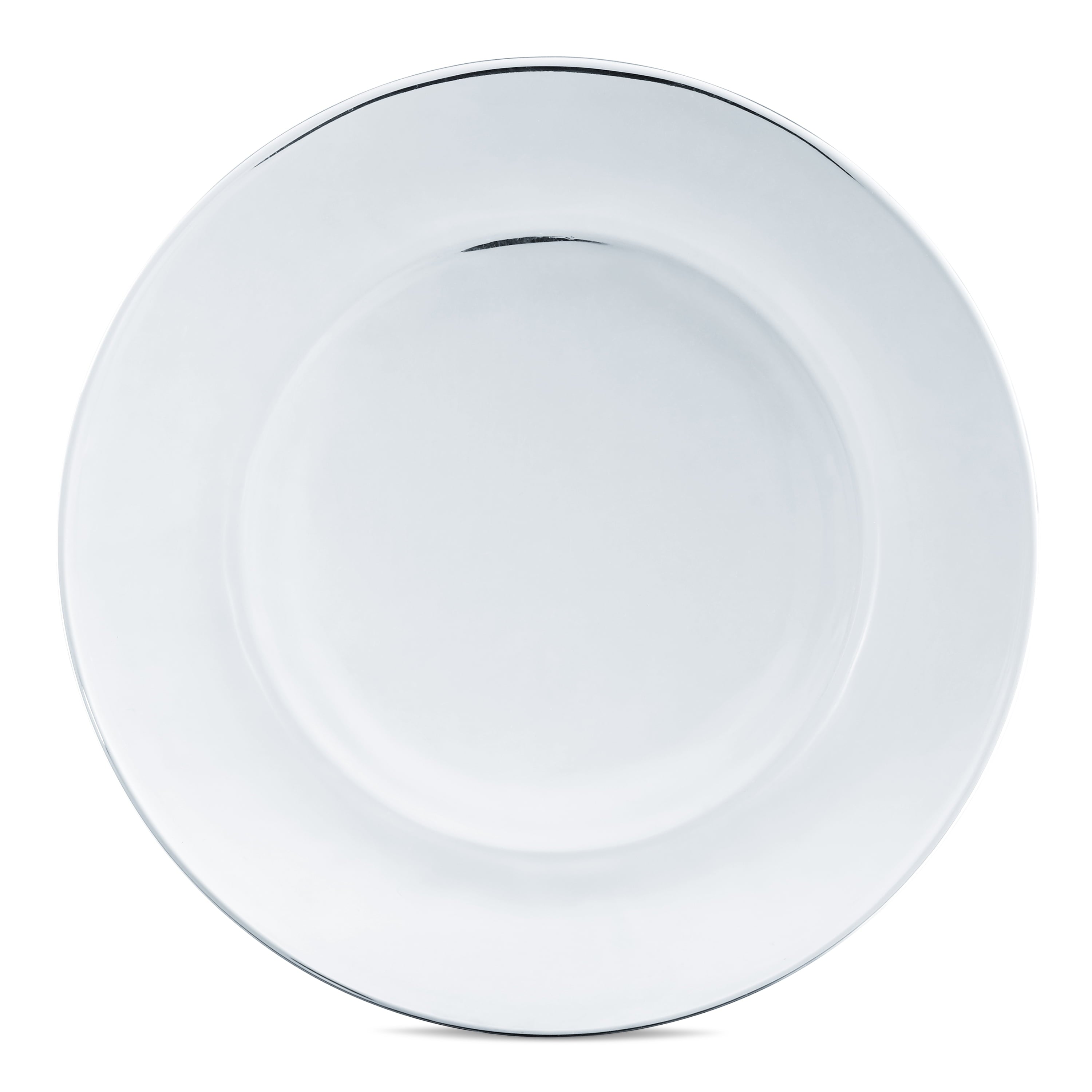 12-Pieces round Clear Glass Dinnerware Set