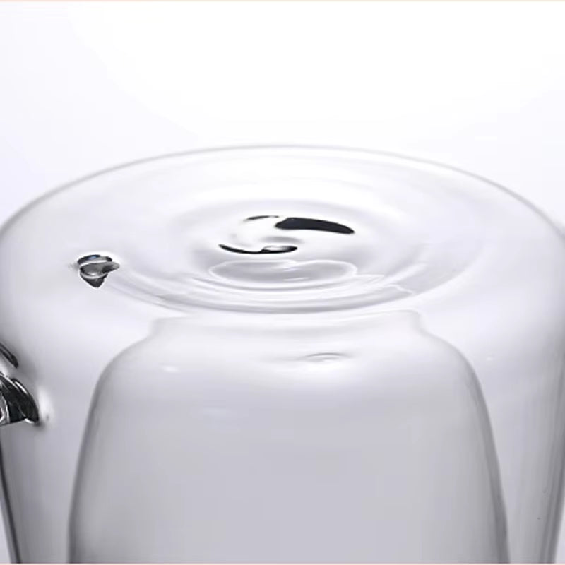 200Ml Double Wall Glass Coffee Mug French Creative Mug Heat-Resistant Espresso Cup Thermo Insulated Cup Tea Water Drinkware Set